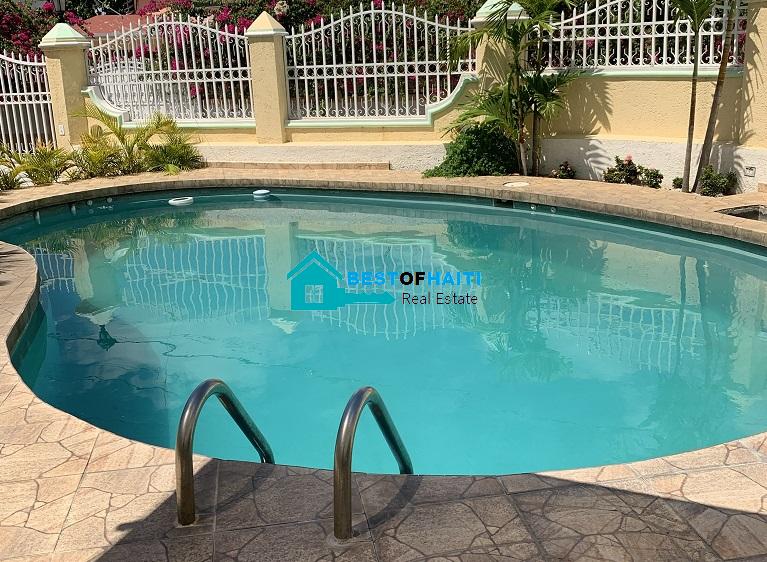 Furnished, 2-bedroom, 2-bath Apartment with Pool for Rent, Belleville, Haiti