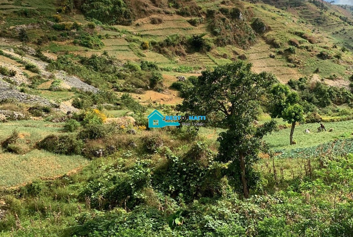 1,000 Centième of Farm Land for Sale in Kenskoff, Belo, Haiti - Buy Pieces