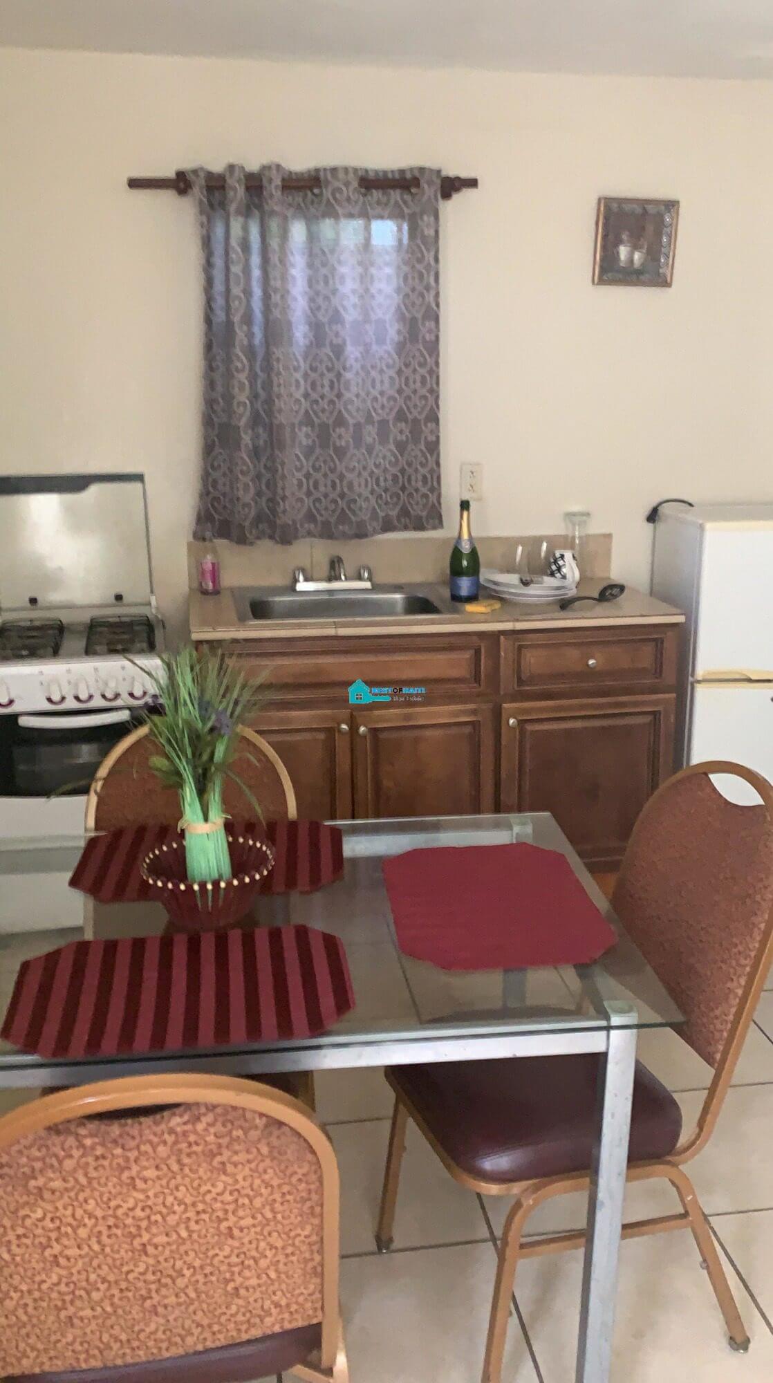 Modest, Fully Furnished Apartment for Rent in Juvernat, Petion-ville, Haiti