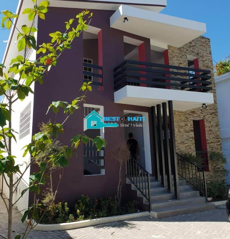 Beautiful, Modern, Newly Built Duplex for Sale - Torcel, Tabarre, Haiti
