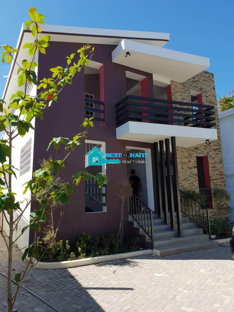 Beautiful, Modern, Newly Built Duplex for Sale - Torcel, Tabarre, Haiti