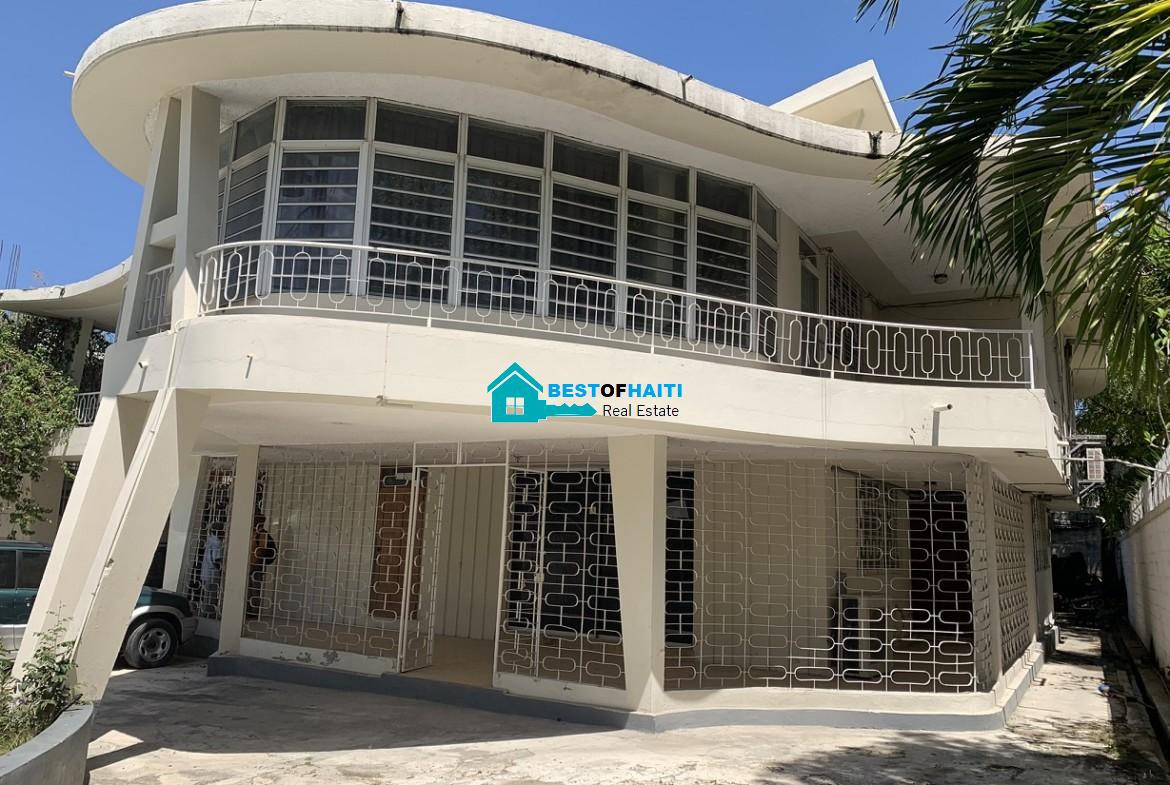 Big, Secure Commercial Building for Rent in Delmas 60, Port-au-Prince