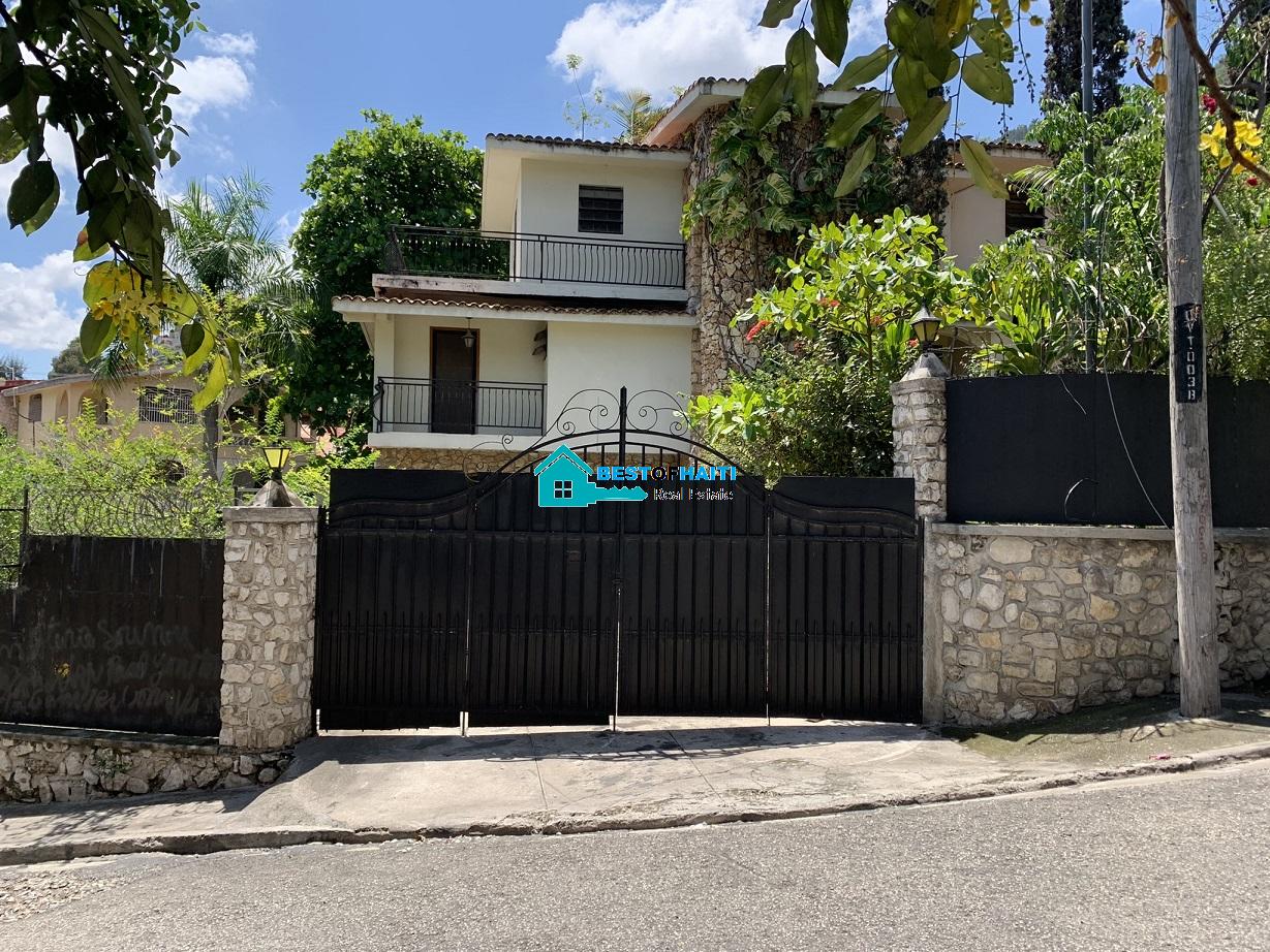 Big House For Rent at Juvenat, Petionville, Haiti – Exclusive Community
