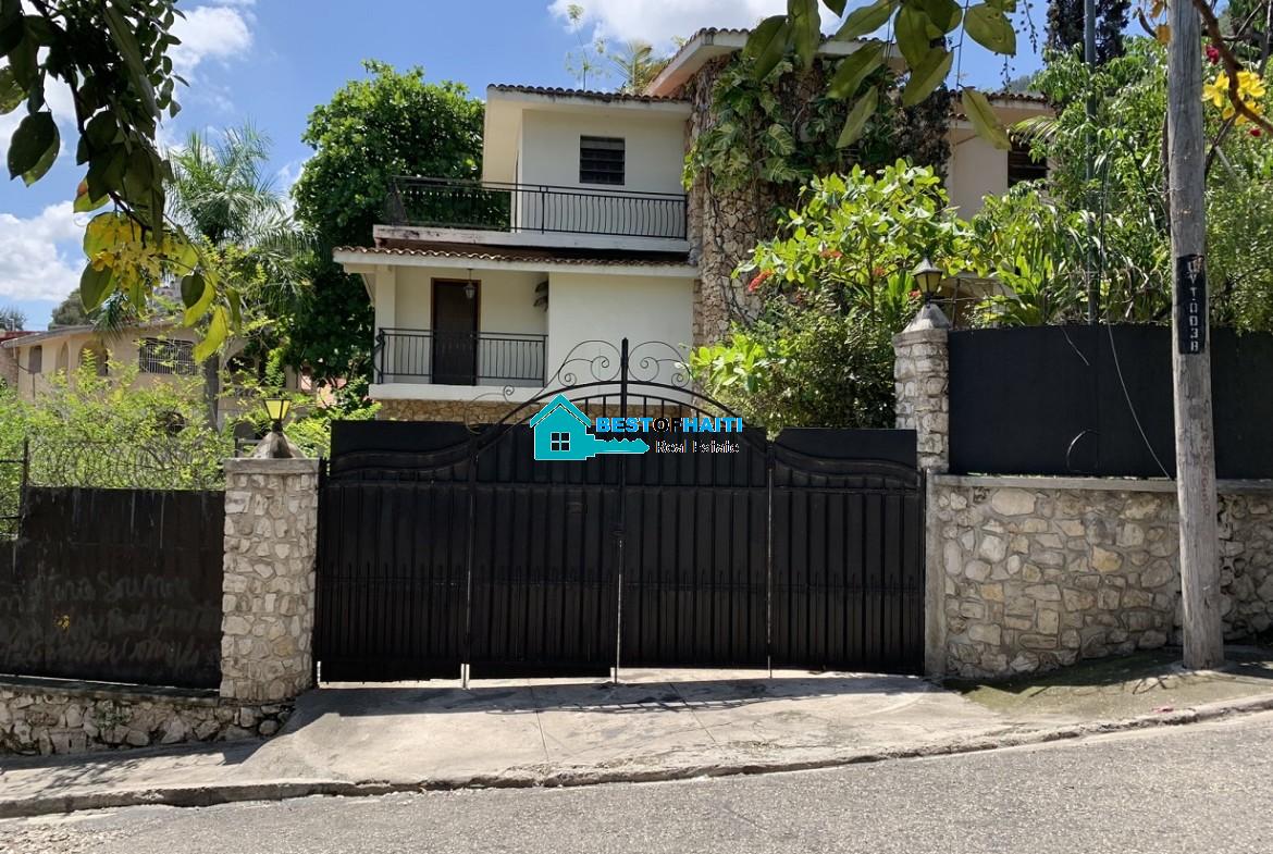 House for Sale in Juvenat, Petion-Ville, Haiti - Private Area (Caribe Hotel)