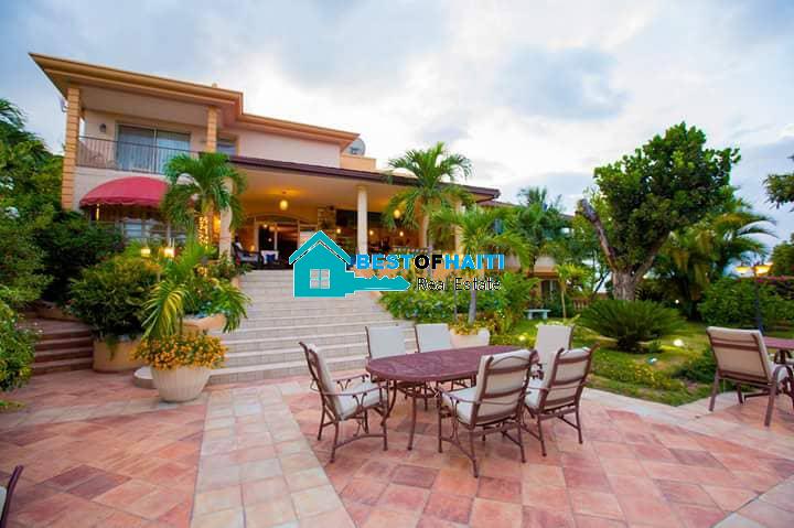 Luxurious, Furnished Mansion for Sale in Morne Calvaire, Petionville, Haiti