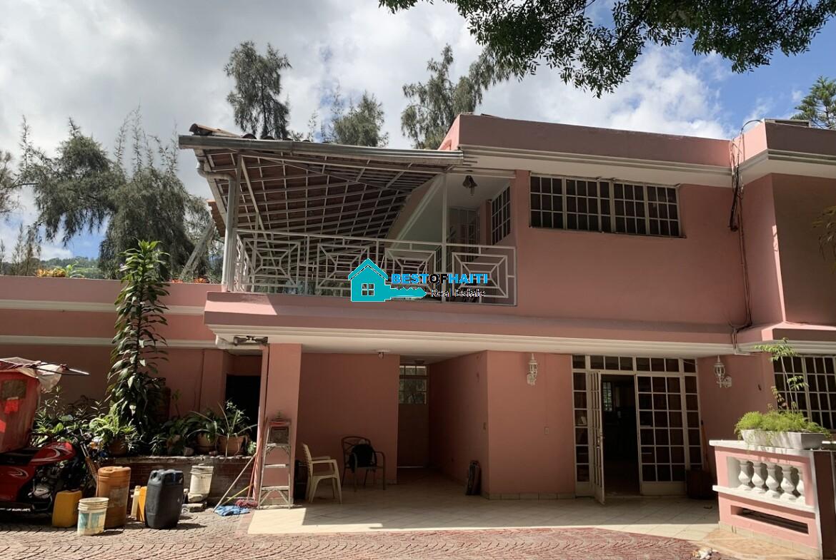 Furnished House For Sale In Pelerin 6, Petionville, Haiti - Big, 9 Bedrooms