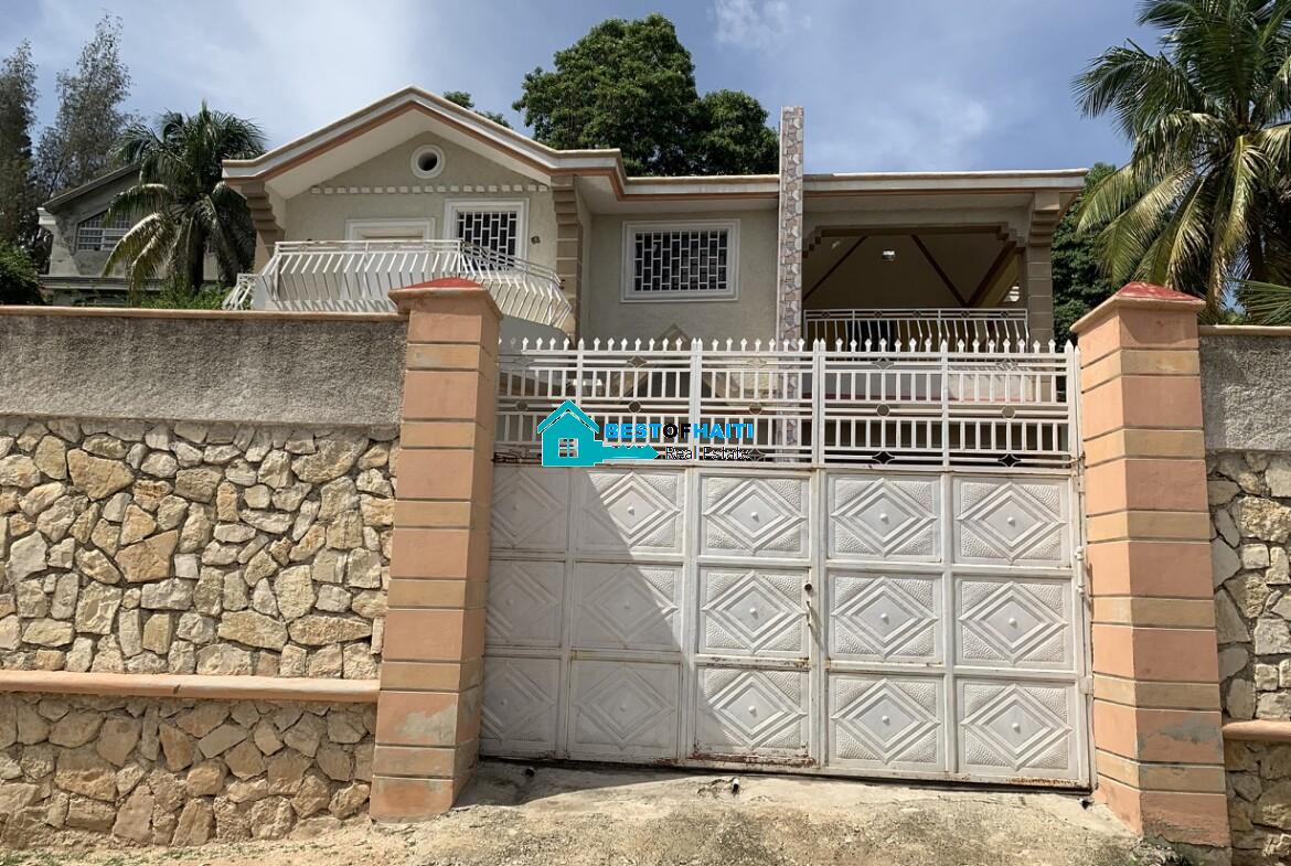House for Sale in Puits-Blain 19, Petion-Ville - Brand New & Cheap