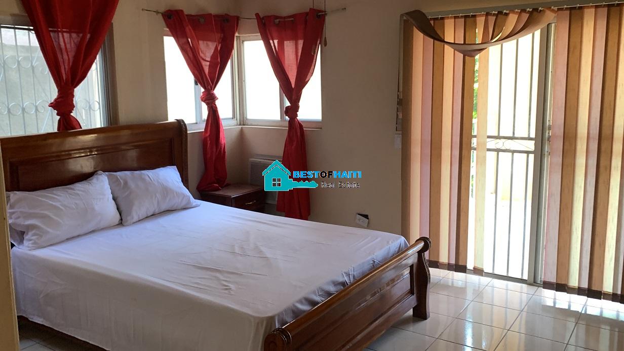 Furnished Apartment For Rent In Peguy-Ville, Haiti - 2 Bedrooms