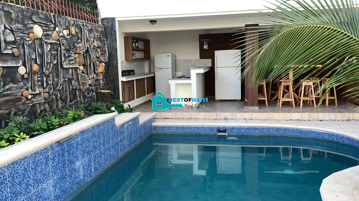 Luxury Apartment with Pool for Rent In Vivy Mitchell, Haiti - 2 Bedrooms