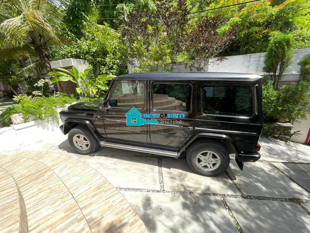 Contact Best of Haiti Real Estate about this bullet proof Mercedes Benz Wagon G500 truck for sale in Petion-Ville, Haiti.